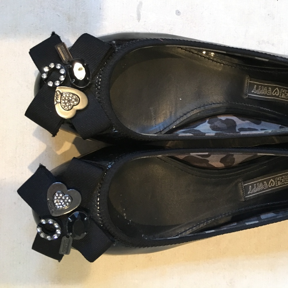 Black Coach Poppy women flats